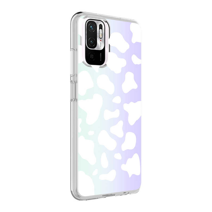 Xiaomi Redmi Note 10S Uyumlu Kılıf Zore M-Blue Desenli Kapak
