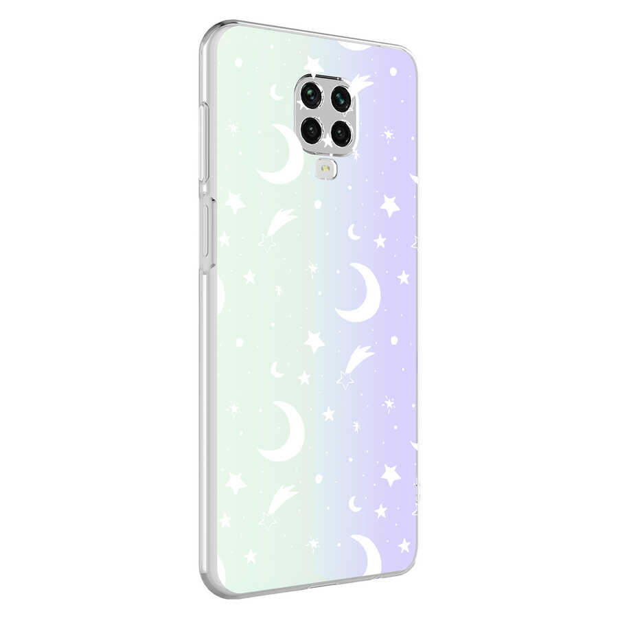 Xiaomi Redmi Note 9 Pro 5G Uyumlu Kılıf Zore M-Blue Desenli Kapak