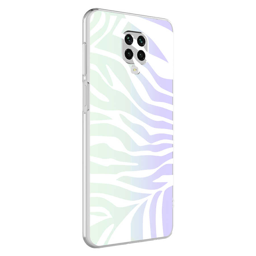 [RNZ-TA67391] Xiaomi Redmi Note 9 Pro 5G Uyumlu Kılıf Zore M-Blue Desenli Kapak (Zebra No1)