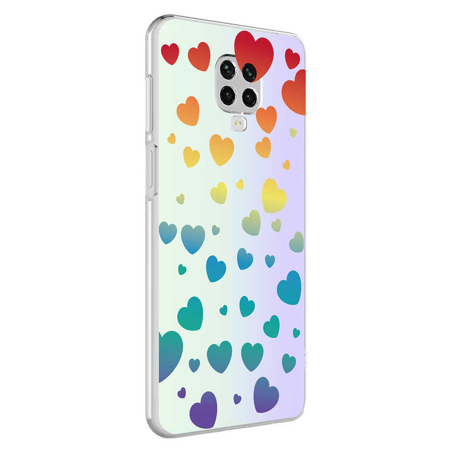 Xiaomi Redmi Note 9S Uyumlu Kılıf Zore M-Blue Desenli Kapak