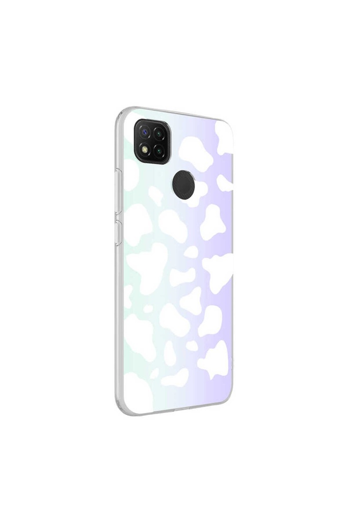 Xiaomi Redmi 9C Uyumlu Kılıf Zore M-Blue Desenli Kapak