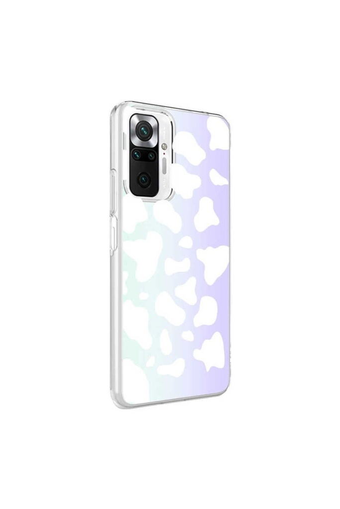Xiaomi Redmi Note 10 Pro Uyumlu Kılıf Zore M-Blue Desenli Kapak