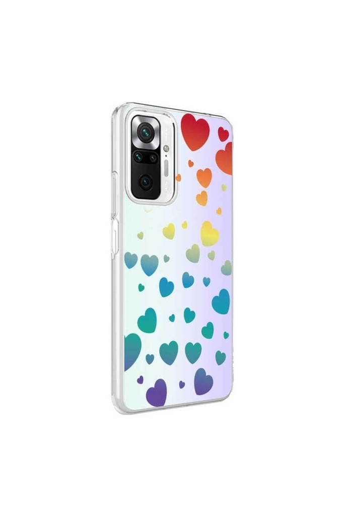 Xiaomi Redmi Note 10 Pro Uyumlu Kılıf Zore M-Blue Desenli Kapak