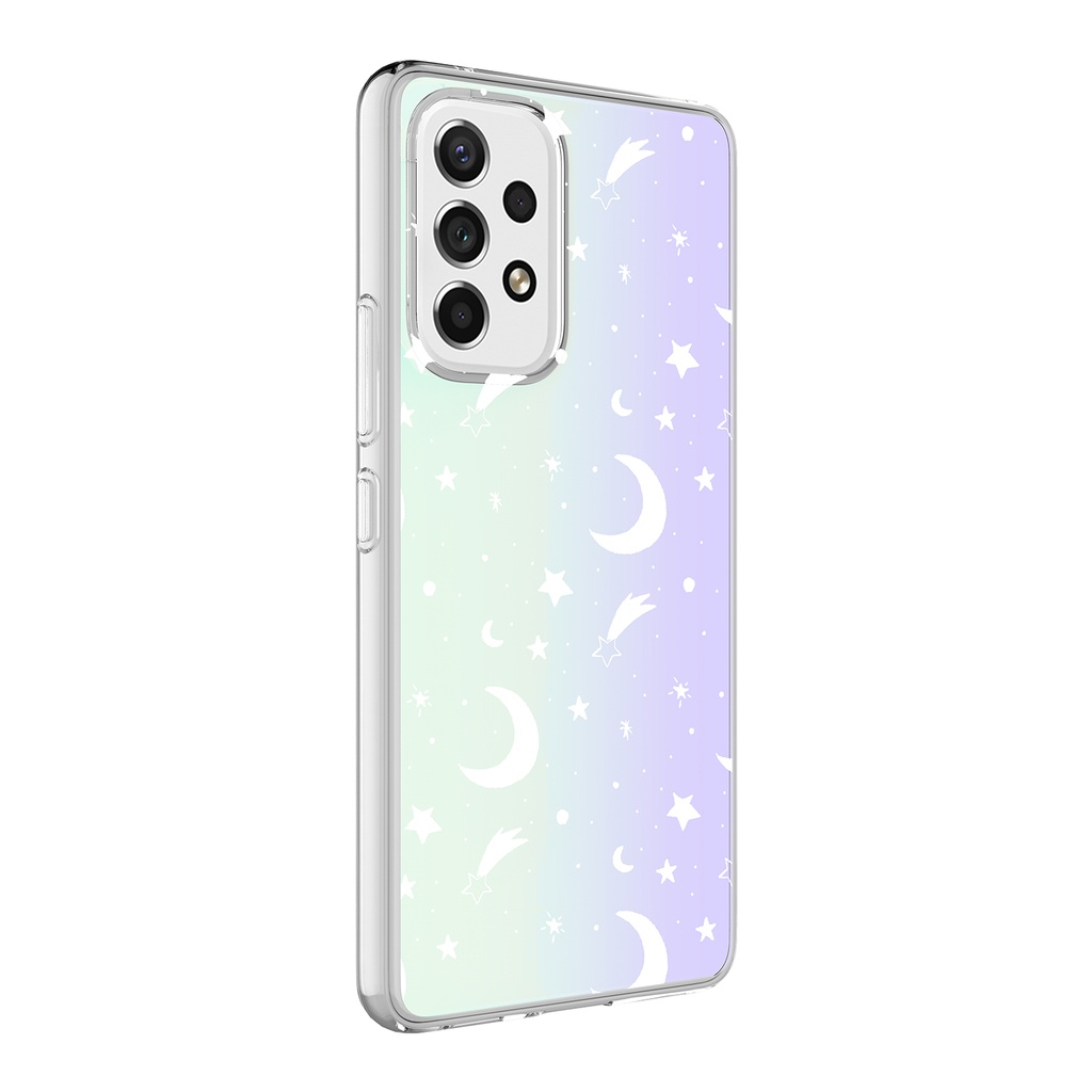 Samsung Galaxy A53 5G Uyumlu Kılıf Zore M-Blue Desenli Kapak