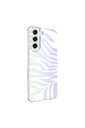 Samsung Galaxy S21 FE Uyumlu Kılıf Zore M-Blue Desenli Kapak