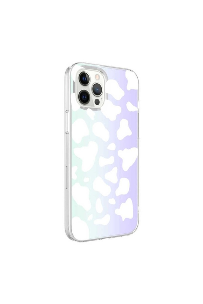 Apple iPhone 12 Pro Uyumlu Kılıf Zore M-Blue Desenli Kapak