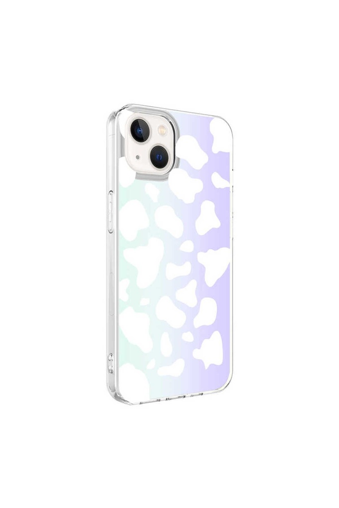 Apple iPhone 13 Uyumlu Kılıf Zore M-Blue Desenli Kapak