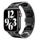 ​​​Apple Watch 7 45mm Uyumlu Kordon Paslanmaz Çelik Luxury Zore KRD-63 Metal Kayış