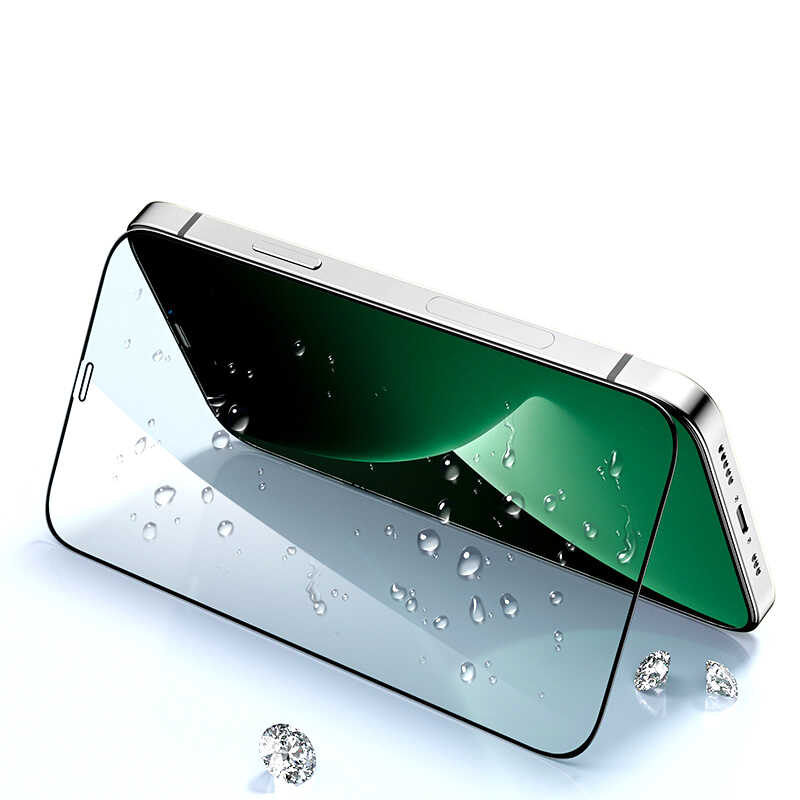 Apple iPhone 12 Pro Max Uyumlu ​​​​Benks 0.3mm V Pro Dust Proof Green Light Ekran Koruyucu