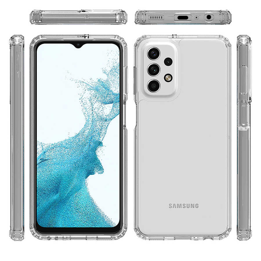 [RNZ-TA68722] Samsung Galaxy A13 4G Uyumlu Kılıf Zore 2mm Anti Shock Silikon