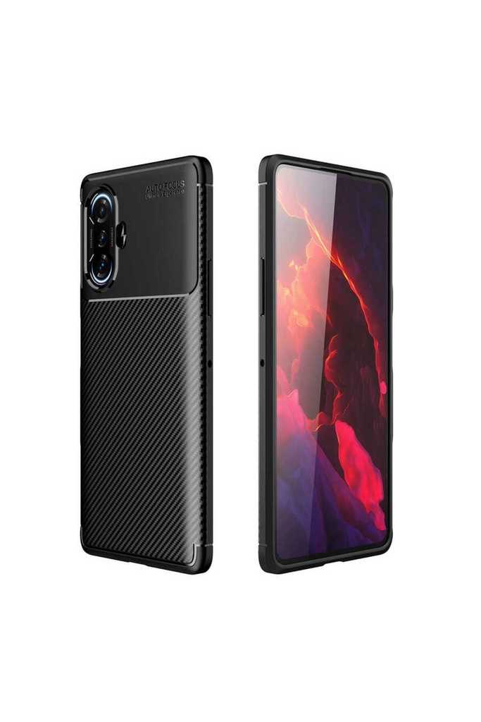 [RNZ-TA67836] Xiaomi Redmi K40 Gaming Uyumlu Kılıf Zore Negro Silikon Kapak (Siyah)