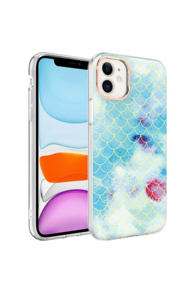 [RNZ-TA67689] Apple iPhone 12 Uyumlu Kılıf Zore Bella Kapak (Mavi)