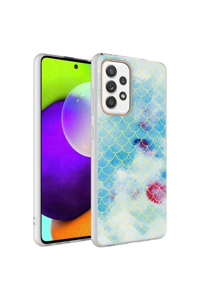 [RNZ-TA67722] Samsung Galaxy A72 Uyumlu Kılıf Zore Bella Kapak (Mavi)
