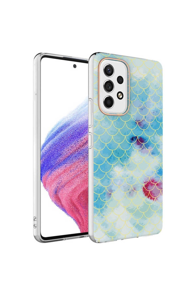 [RNZ-TA67725] Samsung Galaxy A73 Uyumlu Kılıf Zore Bella Kapak (Mavi)