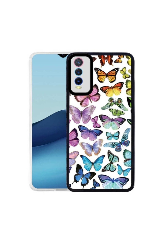 Vivo Y20 Uyumlu Kılıf Zore M-Fit Desenli Kapak