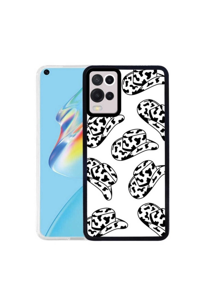 Oppo A54 4G Uyumlu Kılıf Zore M-Fit Desenli Kapak