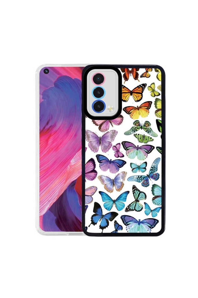 Oppo A74 4G Uyumlu Kılıf Zore M-Fit Desenli Kapak