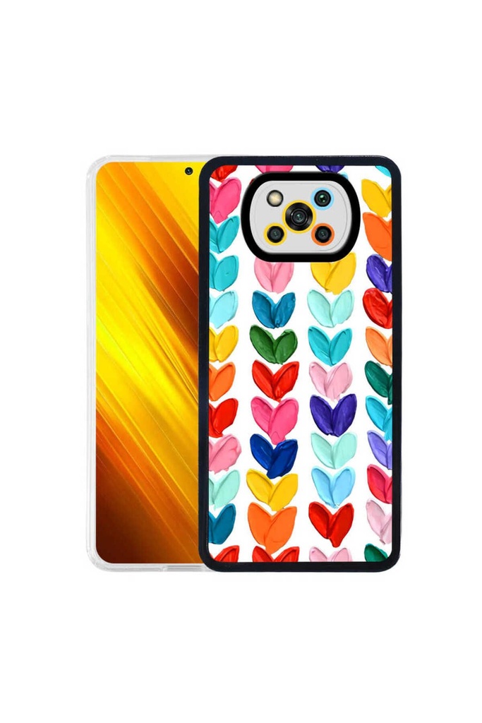 Xiaomi Poco X3 Uyumlu Kılıf Zore M-Fit Desenli Kapak