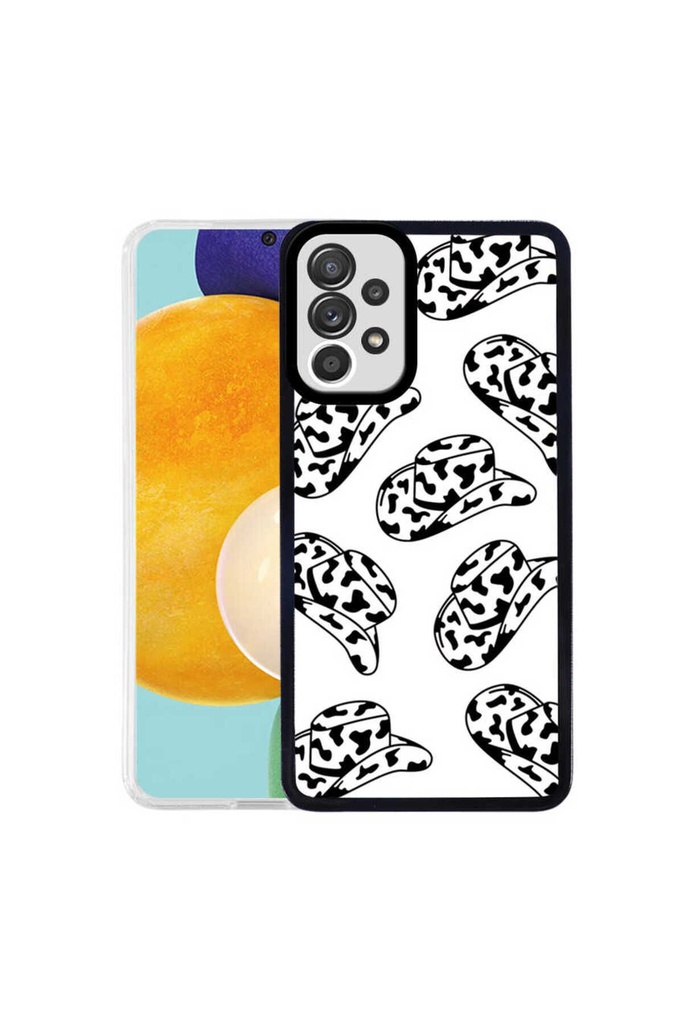 Samsung Galaxy A72 Uyumlu Kılıf Zore M-Fit Desenli Kapak