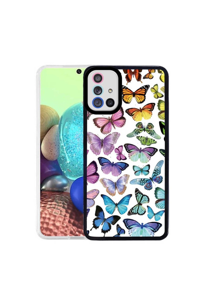 Samsung Galaxy A71 Uyumlu Kılıf Zore M-Fit Desenli Kapak