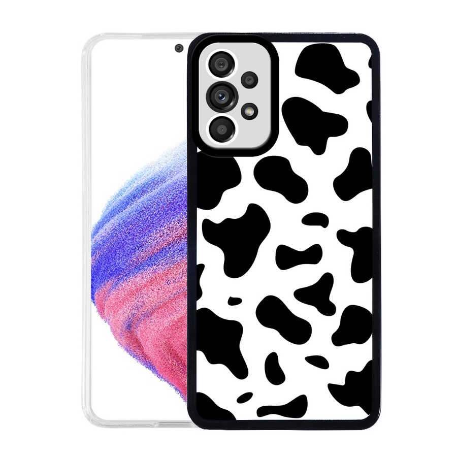 Samsung Galaxy A73 Uyumlu Kılıf Zore M-Fit Desenli Kapak