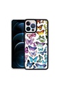 Apple iPhone 12 Pro Uyumlu Kılıf Zore M-Fit Desenli Kapak