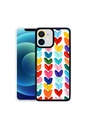Apple iPhone 12 Pro Uyumlu Kılıf Zore M-Fit Desenli Kapak