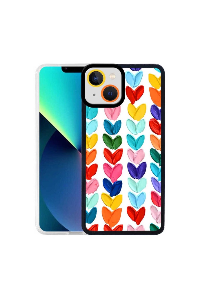 Apple iPhone 13 Uyumlu Kılıf Zore M-Fit Desenli Kapak