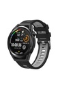 Samsung Galaxy Watch 42mm Uyumlu Kordon Silikon Çift Renkli Sportif KRD-55 Kayış