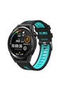 Samsung Galaxy Watch 42mm Uyumlu Kordon Silikon Çift Renkli Sportif KRD-55 Kayış