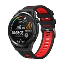 Huawei Honor Magic 2 46mm Uyumlu Kordon Silikon Çift Renkli Sportif KRD-55 Kayış