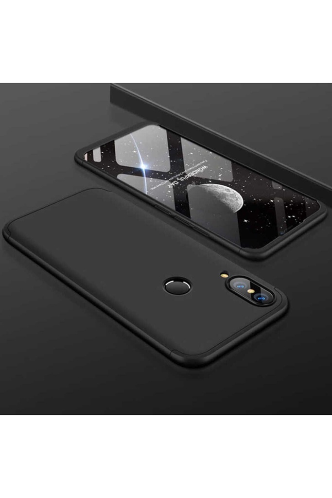 [RNZ-TA5388] Huawei P20 Lite Uyumlu Kılıf Zore Ays Kapak (Siyah)