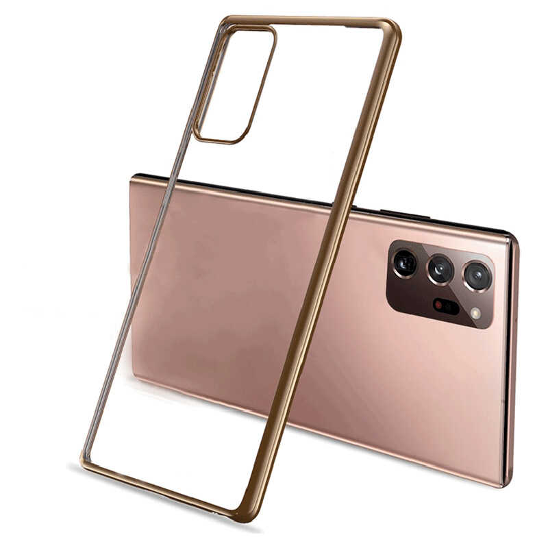 Samsung Galaxy Note 20 Ultra Uyumlu Benks Magic Glitz Ultra-Thin Transparent Protective Soft Kapak