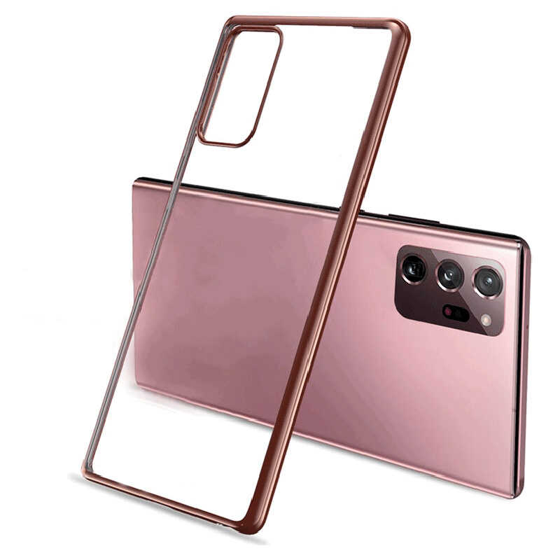 Samsung Galaxy Note 20 Ultra Uyumlu Benks Magic Glitz Ultra-Thin Transparent Protective Soft Kapak