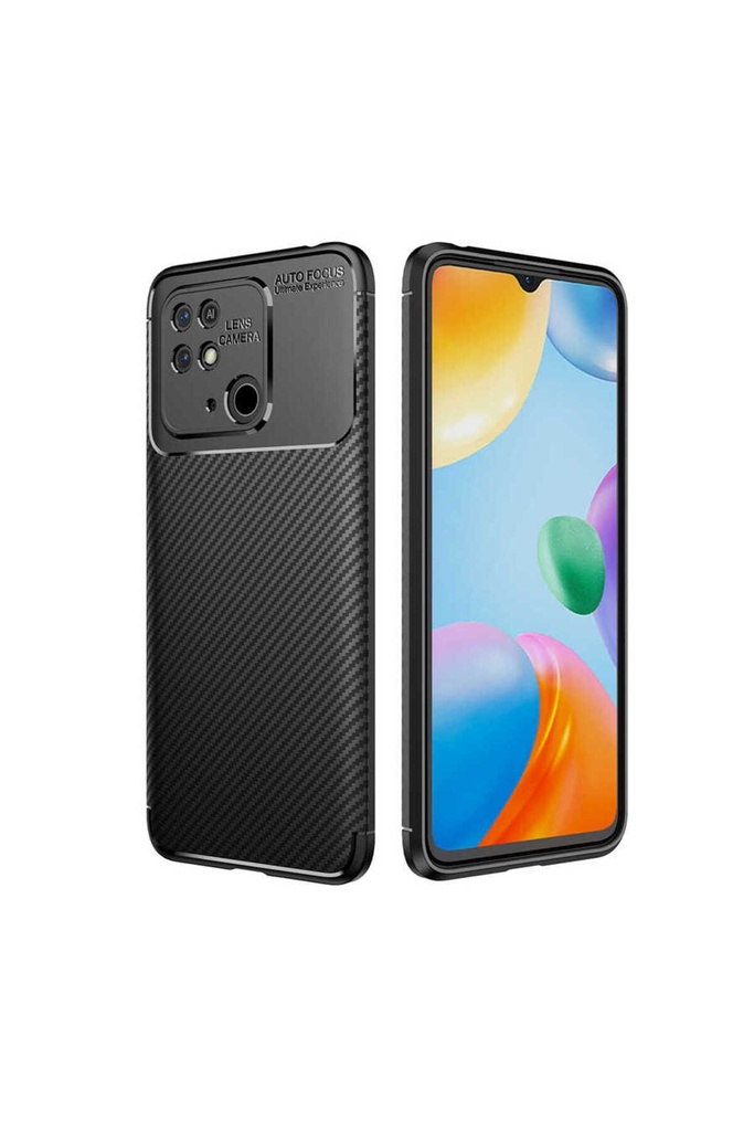 [RNZ-TA74903] Xiaomi Poco C40 Uyumlu Kılıf Zore Negro Silikon Kapak (Siyah)
