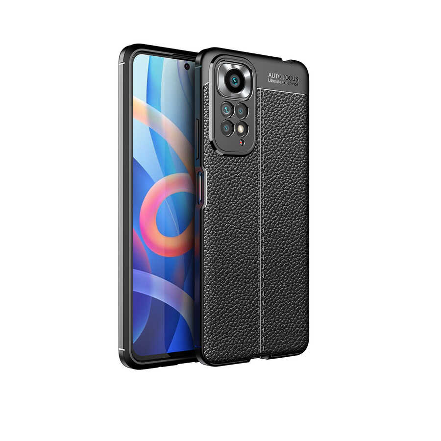 [RNZ-TA68778] Xiaomi Redmi Note 11S Global Uyumlu Kılıf Zore Niss Silikon Kapak (Siyah)