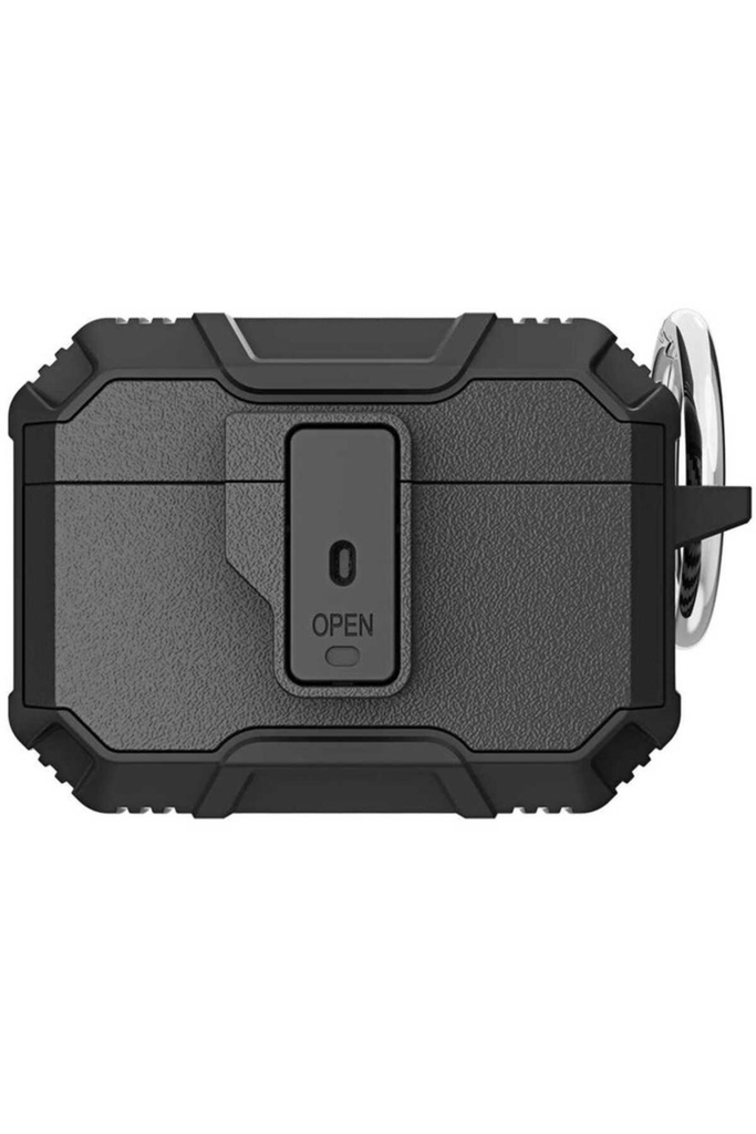 [RNZ-TA68785] Apple Airpods Pro Uyumlu Kılıf Zore Airbag 27 Silikon (Siyah)