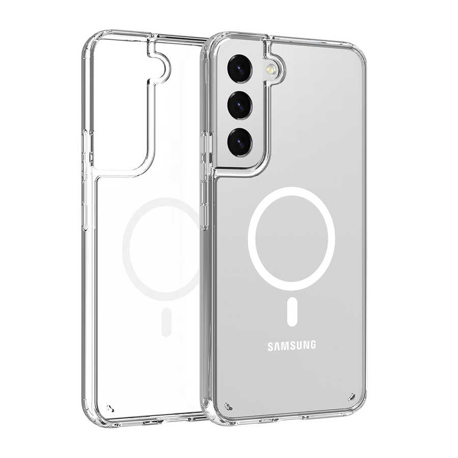 Samsung Galaxy S22 Plus Uyumlu Kılıf Zore Tacsafe Wireless Kapak