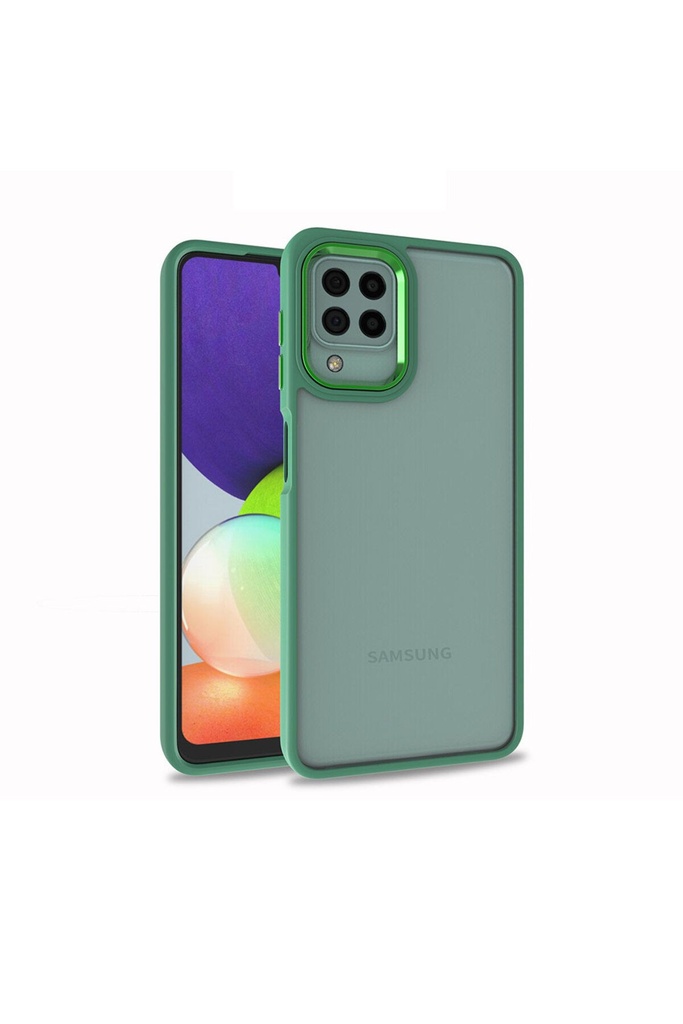 Samsung Galaxy A12 Uyumlu Kılıf Zore Flora Kapak