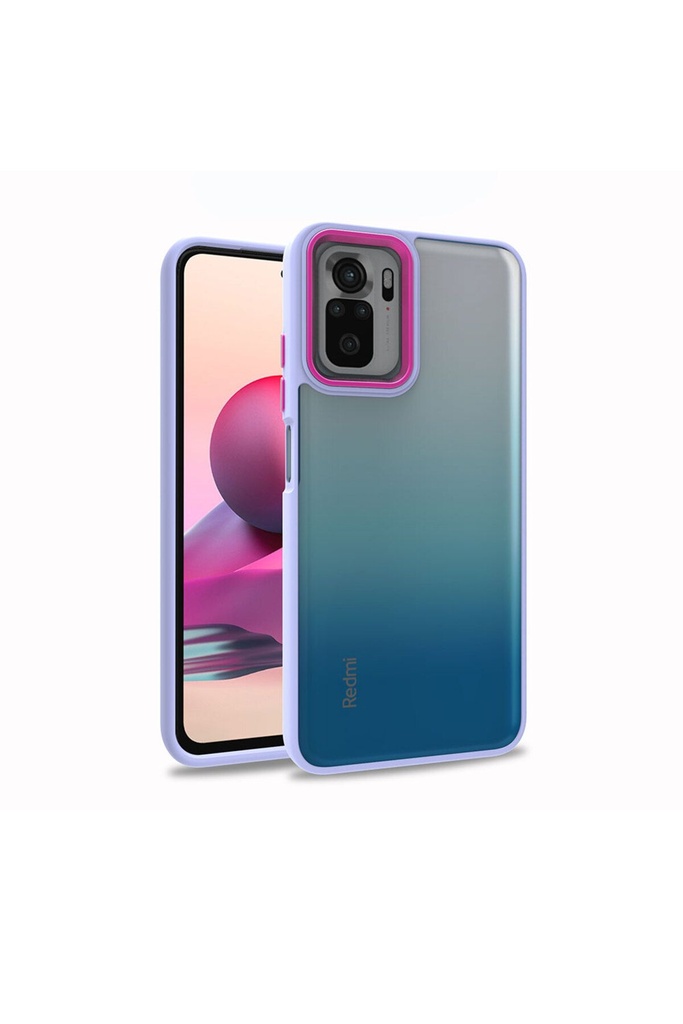 Xiaomi Redmi Note 10S Uyumlu Kılıf Zore Flora Kapak