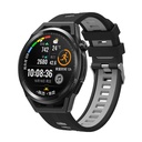 Huawei GT2 46mm 22mm Uyumlu Kordon Silikon Çift Renkli Sportif KRD-55 Kayış