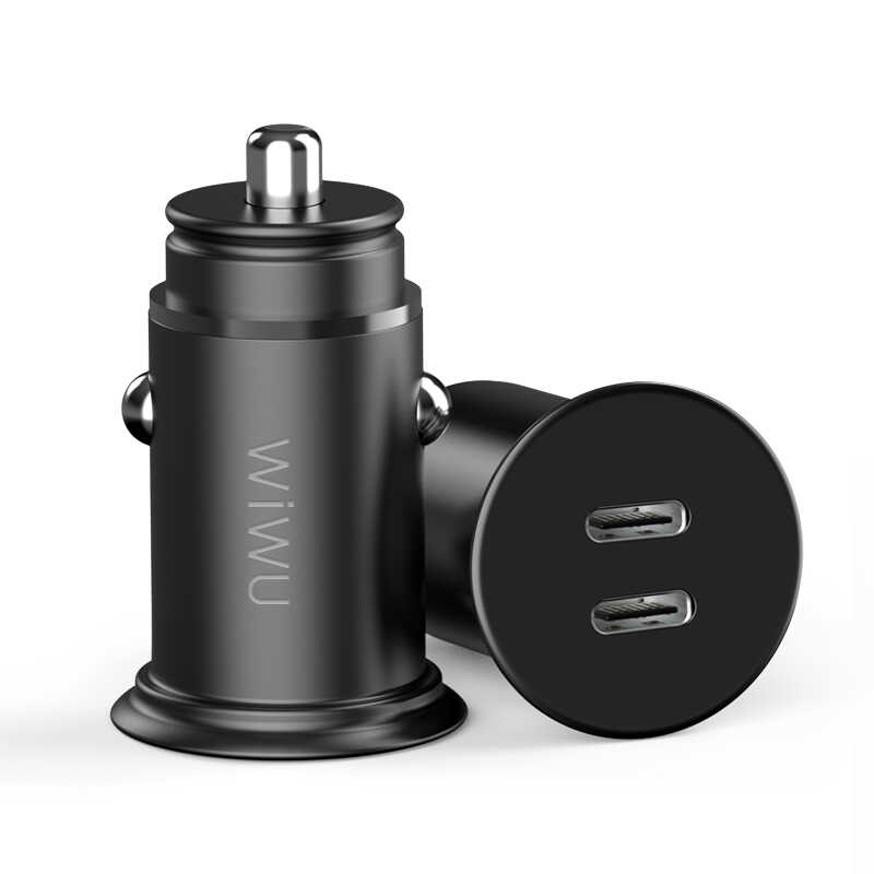 [RNZ-TA69662] Wiwu King Kong PC400 Dual Type-C PD 40W Araç Şarjı