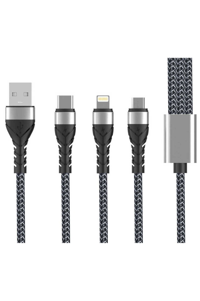 Zore Bax 3 in 1 Usb Kablo 1.2M