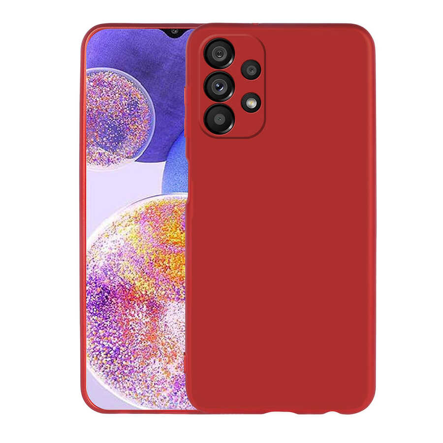 Samsung Galaxy A23 Uyumlu Kılıf Zore Premier Silikon Kapak
