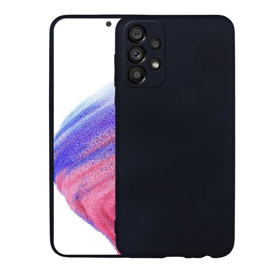 [RNZ-TA69481] Samsung Galaxy A33 5G Uyumlu Kılıf Zore Premier Silikon Kapak (Siyah)