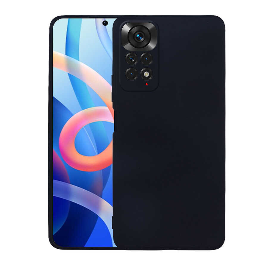 [RNZ-TA69493] Xiaomi Redmi Note 11 Global Uyumlu Kılıf Zore Premier Silikon Kapak (Siyah)