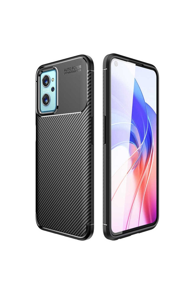 [RNZ-TA69508] Oppo A96 4G Uyumlu Kılıf Zore Negro Silikon Kapak (Siyah)