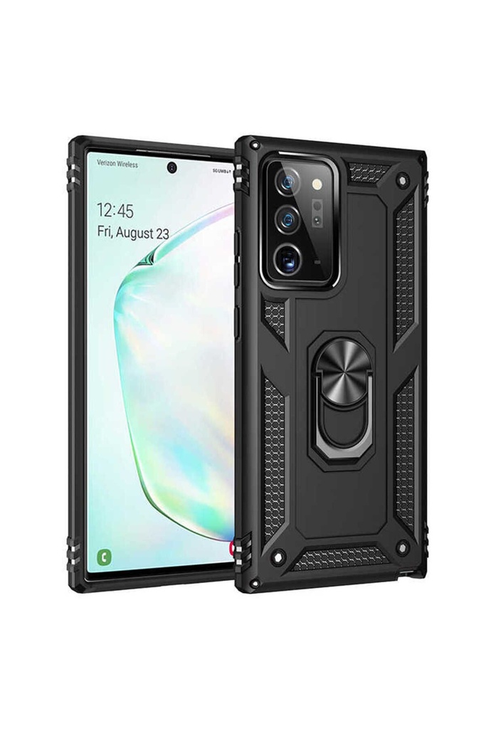 [RNZ-TA69540] Samsung Galaxy Note 20 Ultra Uyumlu Kılıf Zore Vega Kapak (Siyah)
