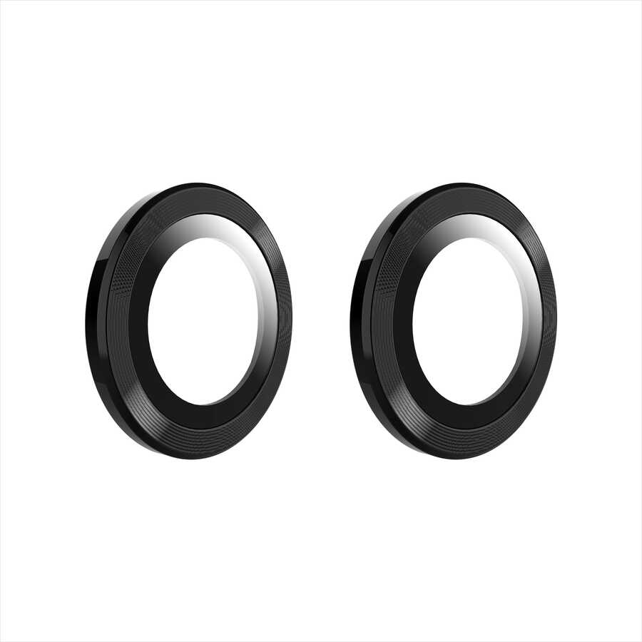 [RNZ-TA69607] Apple iPhone 11 Uyumlu Go Des Eagle Kamera Lens Koruyucu (Siyah)