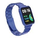 Xiaomi Redmi Watch 2 Lite Uyumlu Kordon Paslanmaz Metal Baklalı Klipsli Zore KRD-60 Kayış